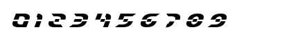 Starfighter Title Bold Italic Numeric Preview