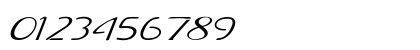Stellon Expanded Italic Numeric Preview