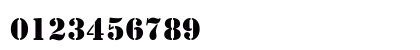 Stencil Regular Numeric Preview