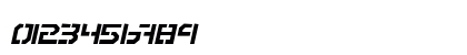 StencileOrDie Italic Numeric Preview