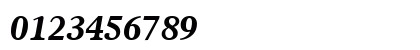 SterlingSSK Bold Italic Numeric Preview