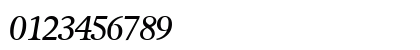 SterlingSSK Italic Numeric Preview