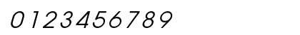 Stockton Italic Numeric Preview