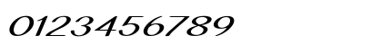 Taffeta Extra-expanded Italic Numeric Preview
