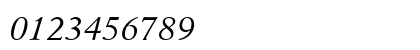 NewAster RomanItalic Preview