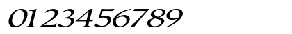Talimino Expanded Italic Numeric Preview