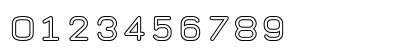 Taurus Mono Outline Regular Numeric Preview