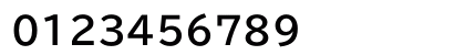 TBUDGothic Std B Numeric Preview