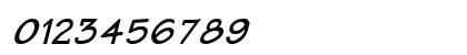 Technical Bold-Oblique Numeric Preview