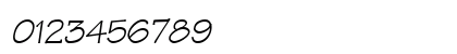 Technical Italic Numeric Preview