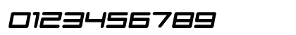 Tedio Italic Numeric Preview