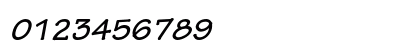 Tekton Pro Bold Italic Numeric Preview