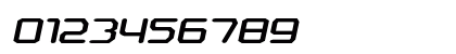 Tembarlak Bold Italic Numeric Preview