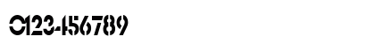 Templett-Condensed Normal Numeric Preview