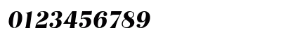 Tennessee SF Bold Italic Numeric Preview
