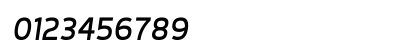 Tepeno Sans Italic Numeric Preview