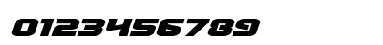 Terran Expanded Italic Expanded Italic Numeric Preview