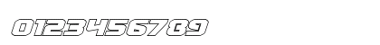 Terran Outline Italic Italic Preview