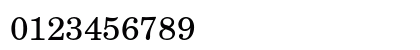 TeX Gyre Schola Regular Numeric Preview