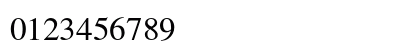 TeX Gyre Termes Regular Numeric Preview
