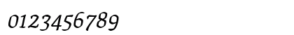 Texturina 72pt 72pt Regular Italic Numeric Preview