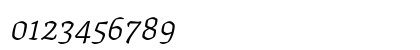 Texturina Extralight Italic Preview