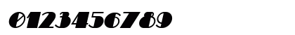 Theatrical Bold Italic Numeric Preview