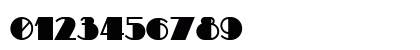 Theatrical Bold Numeric Preview
