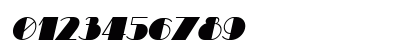 Theatrical Italic Numeric Preview