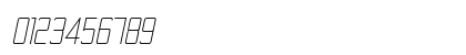 TheMatic Light Italic Numeric Preview