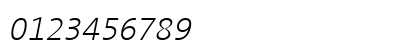 The Sans Extra Light- Italic Preview
