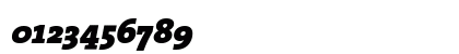 The Serif Black- Black Italic Preview