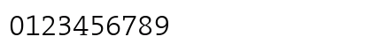 The Serif Light- Light Numeric Preview