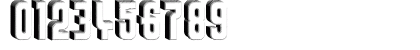Thirties Relief Regular Numeric Preview