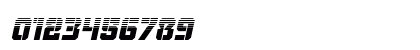 Thunder Trooper Halftone Italic Italic Preview