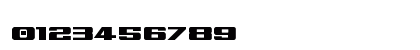 Tigershark Bold Numeric Preview