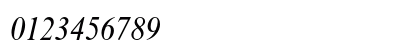 Times New Roman MT Condensed Italic Preview