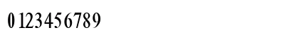 TimesNueveCond Normal Numeric Preview