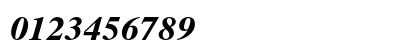 Times Ten LT Std Bold Italic Numeric Preview