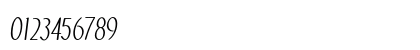 Tiptoe Condensed Bold Numeric Preview