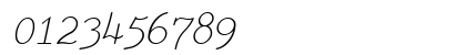 TiredOfCourierThin Italic Numeric Preview
