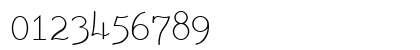 TiredOfCourierThin Regular Numeric Preview