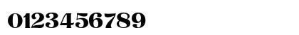 Titania Regular Numeric Preview