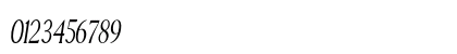 Toplar Condensed Italic Preview