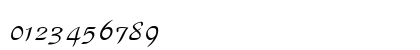Torhok Italic Numeric Preview