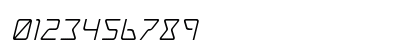 Tracer Italic Numeric Preview
