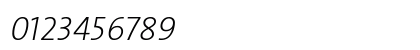 TravelportSans Light Italic Preview