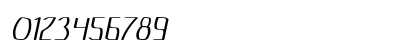Trede Italic Numeric Preview