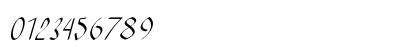 Treon Extra-expanded Italic Numeric Preview