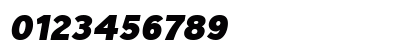 Triomphe Black Italic Preview